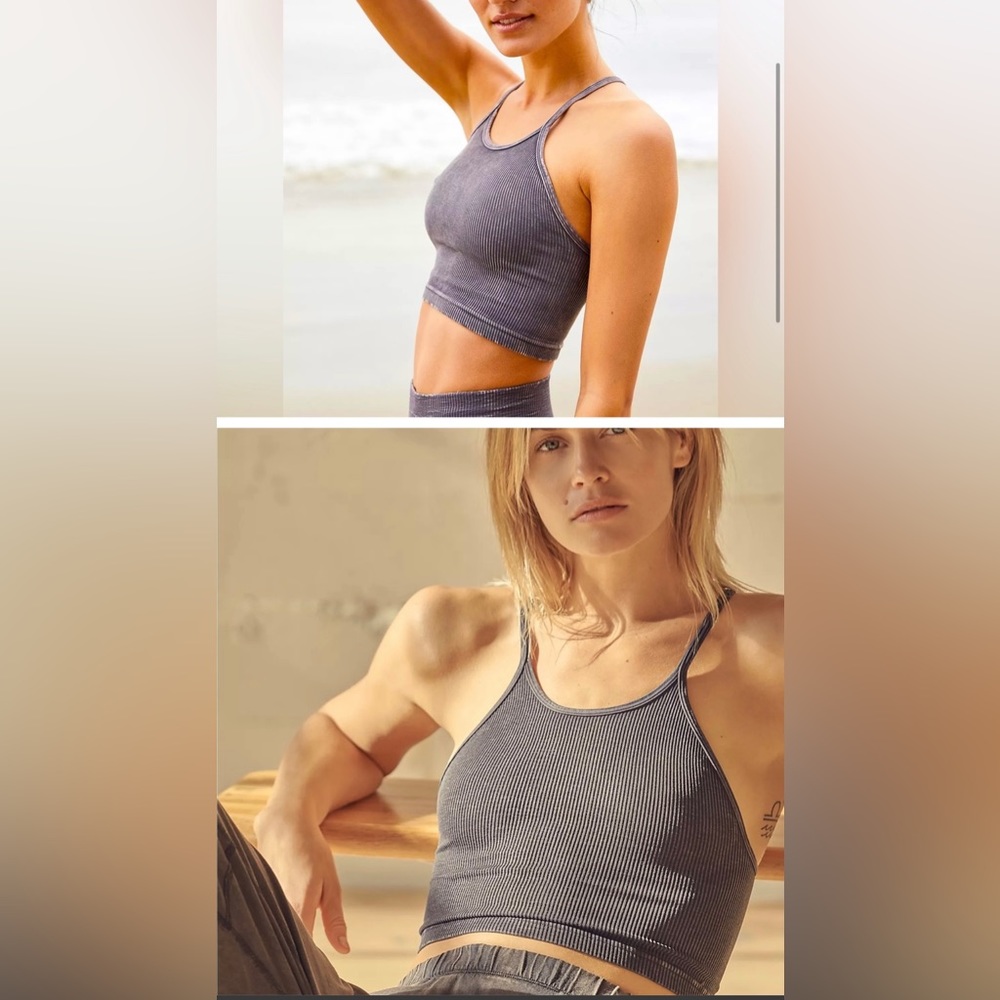 NWOT: Free People Movement Happiness runs crop tank